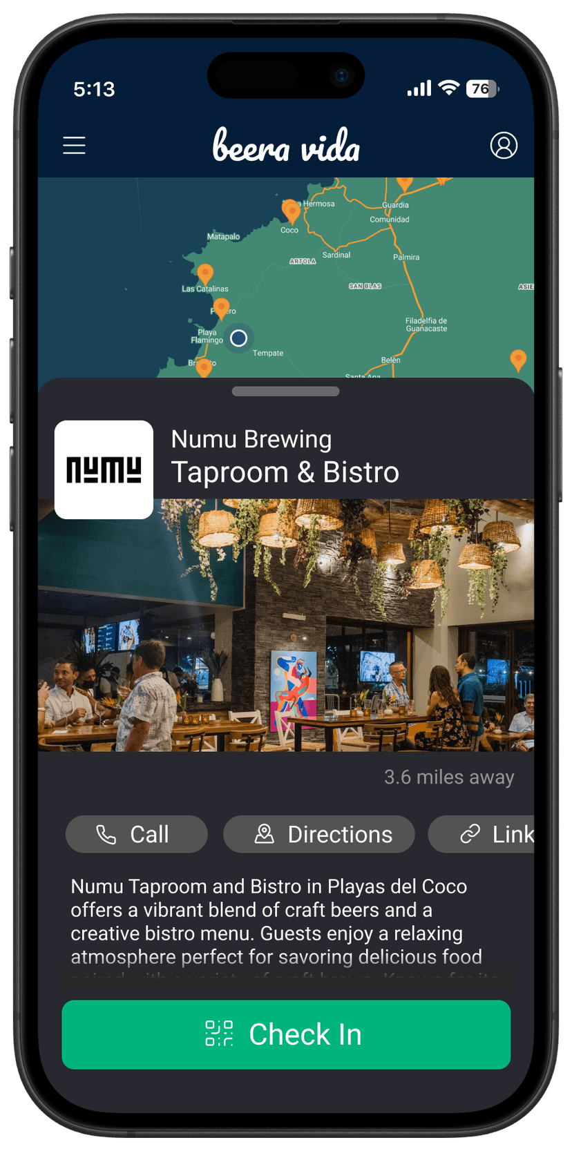 Beera Vida Passport App Preview